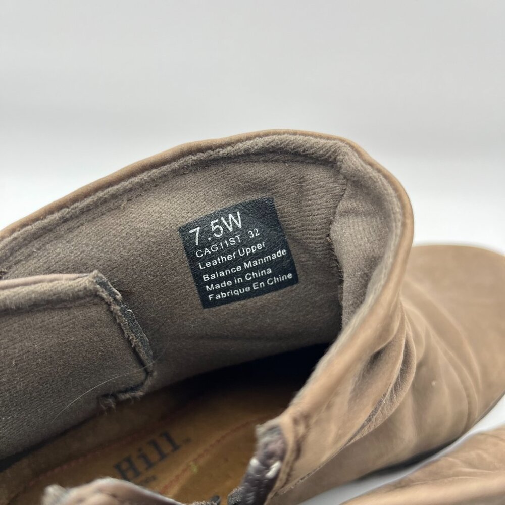 Cobb Hill by New Balance Pandora Ankle Boots Women’s 7.5W Brown Leather Zip - Picture 7 of 12